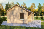 Lough Derg Log Cabin 9.3m x 4.0m  - 1 Room